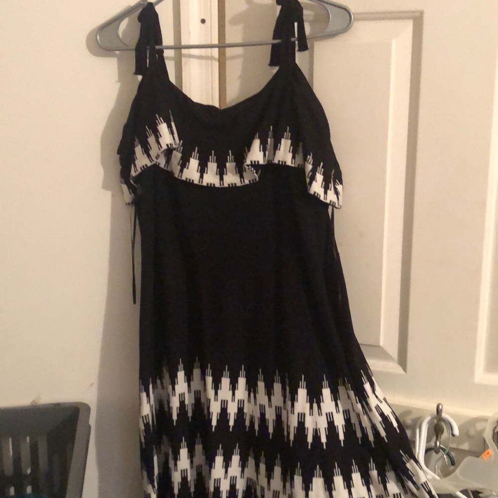 Black and white dress
